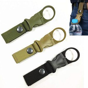 Outdoor Hiking Portable Nylon Buckle Hook Hanging Buckle Mineral Water Bottle